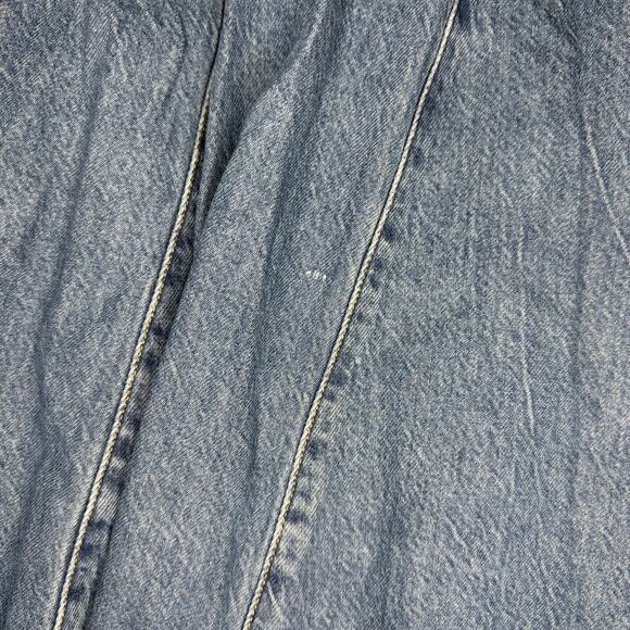 NWT Madewell Midi Skirt in Robertson Wash: Airy Denim Edition Size 32 - Picture 10 of 10